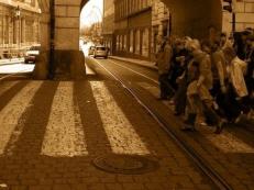 Touristische Route, Karlsbrücke, Prag
