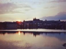 am Moldau Ufer