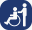 Behindertenfreundlich: Zimmer für körperbehinderte Gäste sind zur Verfügung.